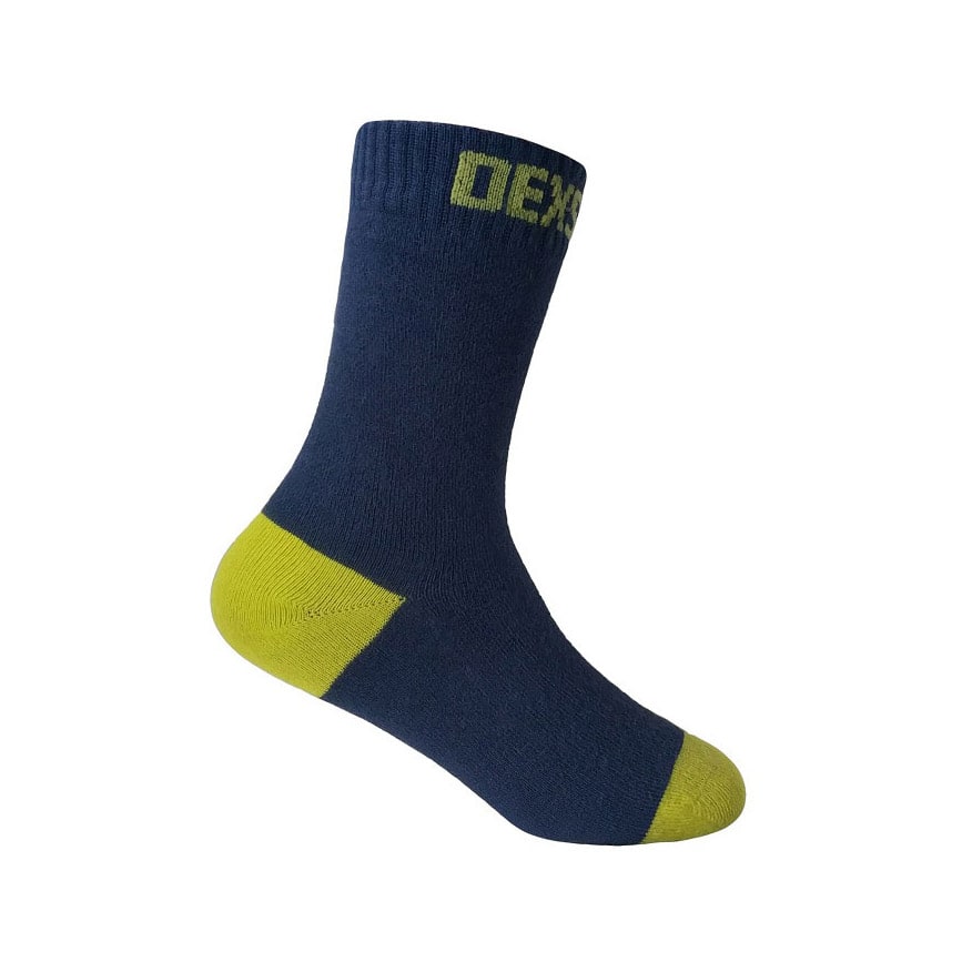 Levně DexShell Ultra Thin Children Sock - Navy Lime, S Navy/Lime