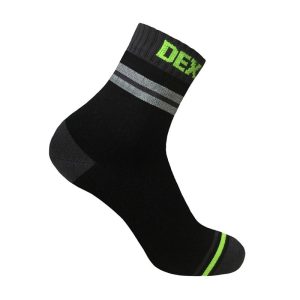 Tenké nepromokavé ponožky DexShell Pro Visibility Cycling Sock s reflexním pruhem, vhodné za špatného počasí a do náročného terénu
