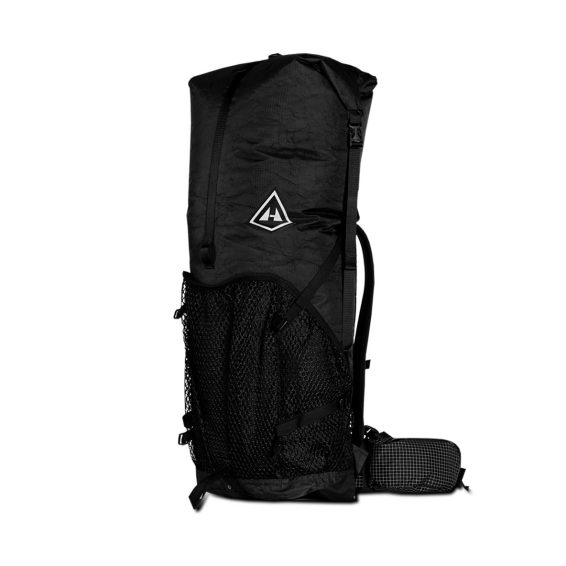 Originální ultralehký nepromokavý batoh Hyperlite Mountain Gear 3400 Windrider 55 l v černé barvě